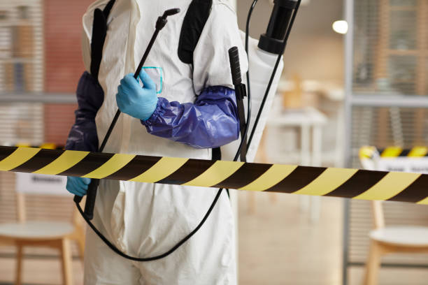 Professional Blood Cleanup technician working in Cascade, ID